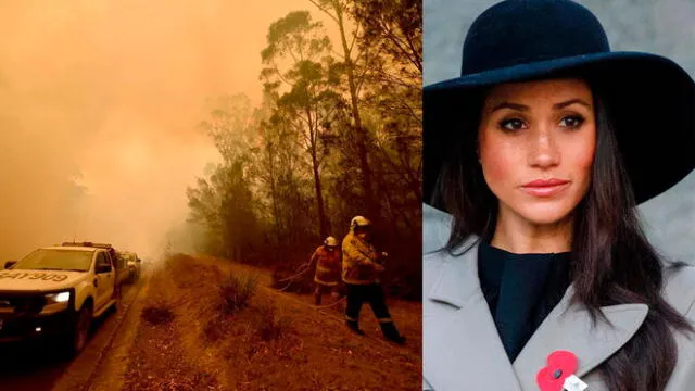 Meghan Markle y el príncipe Harry mandan mensaje de solidaridad por los incendios forestales en Australia. Foto: Instagram /AFP