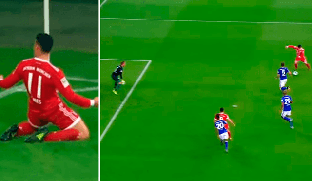 YouTube: James Rodríguez anotó su primer gol con el Bayern Múnich [VIDEO]