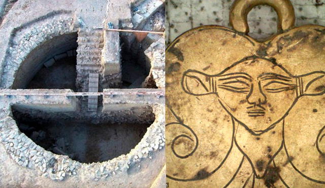 En las tumbas griegas se hallaron tesoros de oro y piedras de otras tierras. Fotos: Universidad de Cicinnatti.