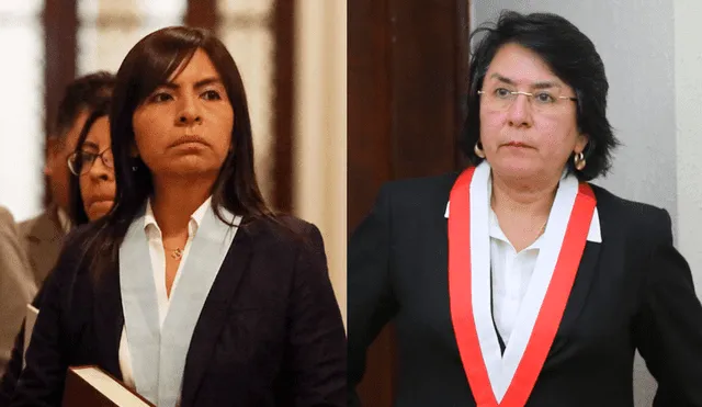 Giulliana Loza considera que Marianella Ledesma es "adversa" all fujimorismo por lo que debe inhibirse del caso de Keiko Fujimori. Foto. La República.