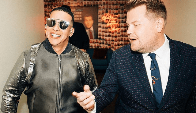 Daddy Yankee marca historia 'Con Calma' en el programa 'The Late late show'