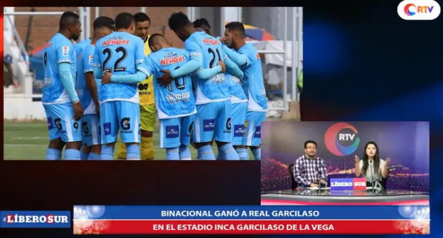 Líbero Sur: Binacional ganó 1- 0 a Real Garcilaso en Cusco [VIDEO] 