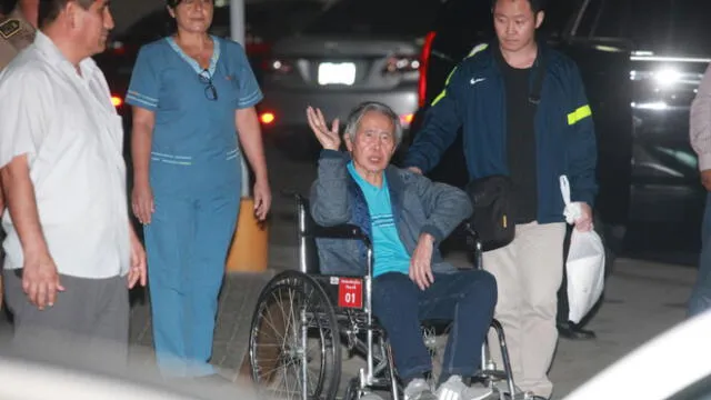 Alberto Fujimori abandonó clínica Centenario y quedó instalado en La Molina [VIDEO]