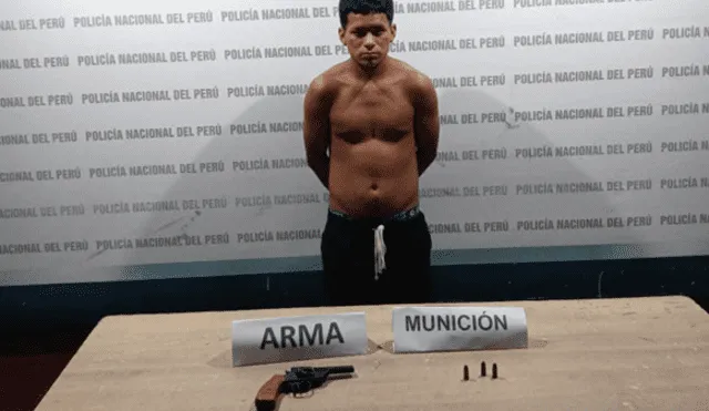 Trujilo: Policía interviene a sujeto con arma de fuego