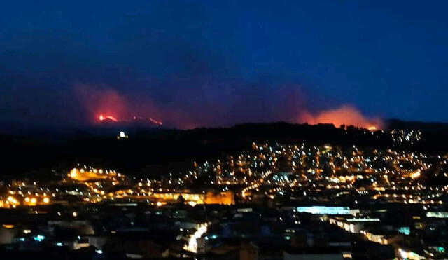 Aún se desconocen las causas que desencadenaron el incendio forestal. Foto: Facebook.