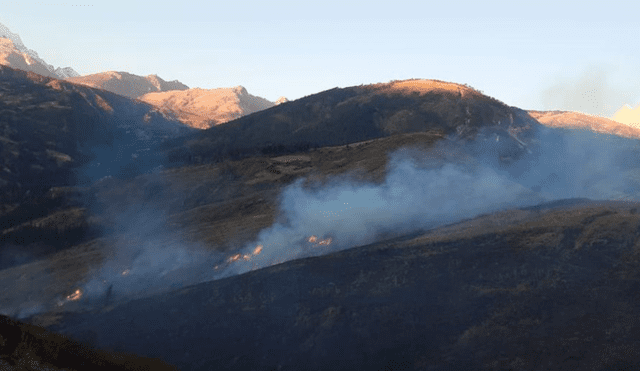 Incendios forestal en Áncash.