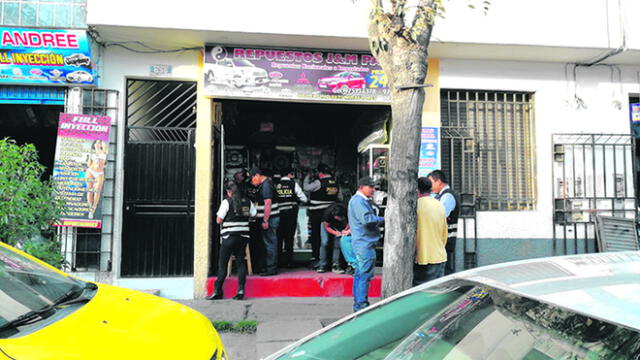 Arequipa: Intervienen local que vendía autopartes robadas