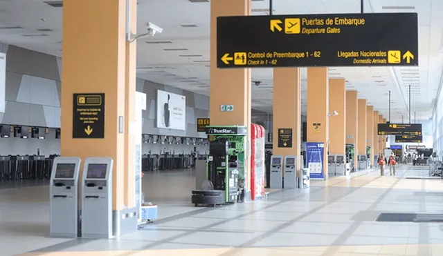 Aeropuerto Jorge Chávez permanecerá cerrado durante toda la emergencia. Foto: Andina.