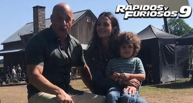 Rápidos y Furiosos 9:  Vin Diesel presenta al ‘hijo de Brian O’Conner’ [VIDEO]