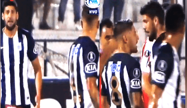 Alianza Lima vs. Junior: pelea entre Leyes y Hohgber luego de una jugada errada