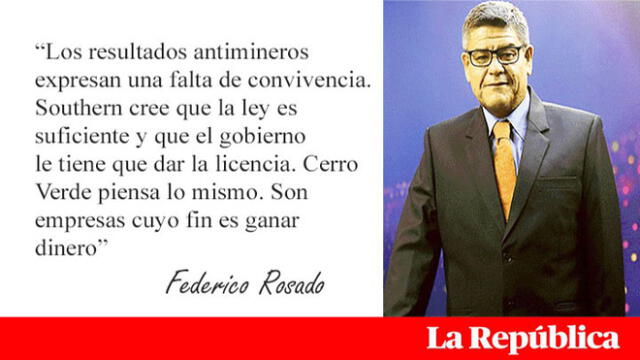 Opinión de Federico Rosado