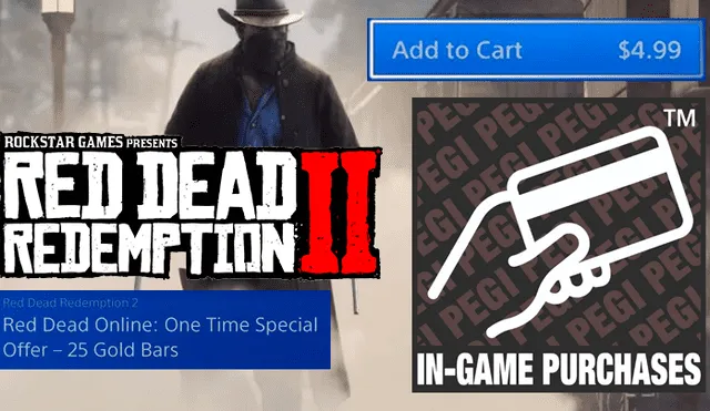 Red Dead Redemption 2: Las microtransacciones llegaron al videojuego de Rockstar