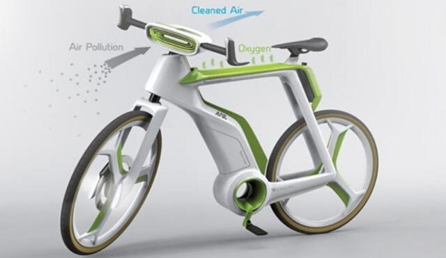 La bicicleta ecológica que purifica el aire mientras pedaleas