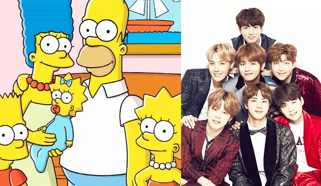 Los Simpson no pueden contra fama de BTS y los incluyen en capítulo