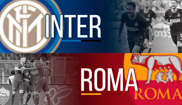 Inter vs. Roma por la Serie A. | Foto: Composición GLR