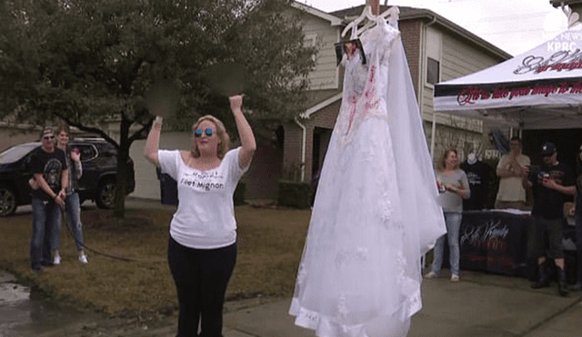 Facebook: La engañaron, se divorció e hizo lo impensado con su vestido de novia