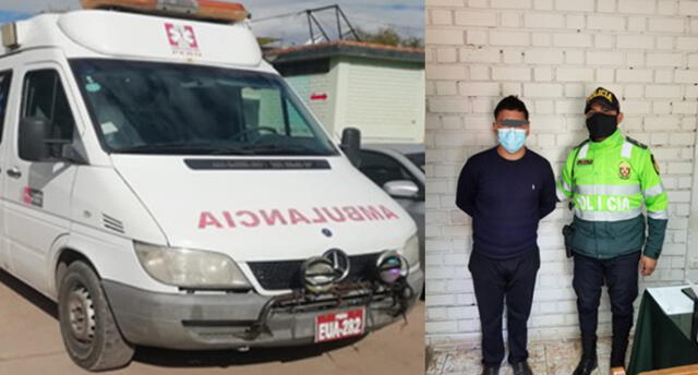 Chofer de ambulancia, señaló que llegó a Cusco, trasladando personal desde Apurimac.