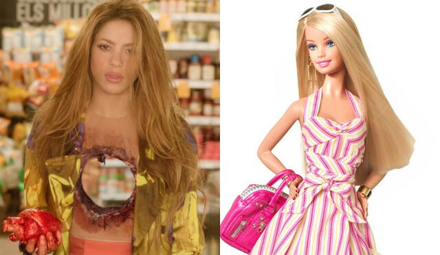 Shakira ahora es una Barbie. Pop culture dolls hizo muñecas inspiradas en "Monotonía". Foto: composición LR/Shakira/YouTube/Mattel