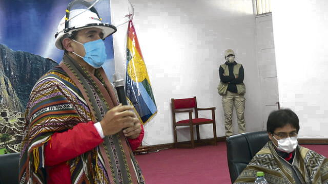 visita. Estremadoyro llevó ayuda al Cusco.