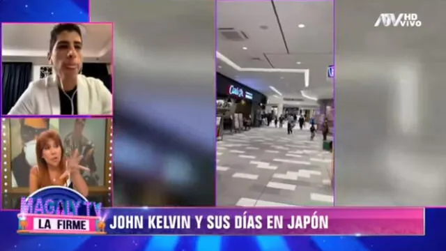 John Kelvin es duramente criticado por Magaly Medina por no cumplir cuarentena por coronavirus en Japón. Foto: Captura