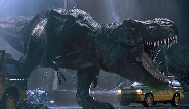 El T-Rex es uno de los protagonistas de Jurassic Park. Créditos: Universal Studios