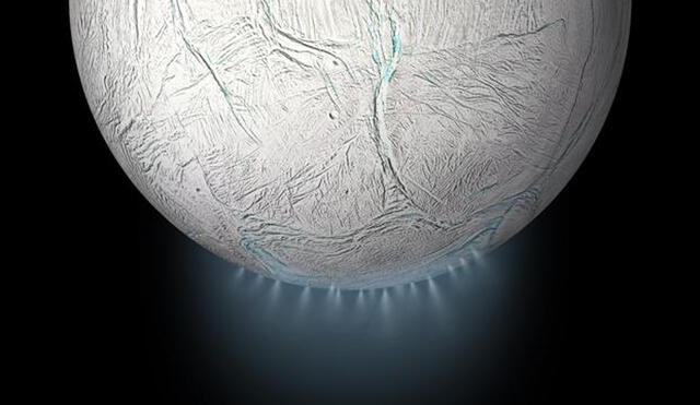 Los datos de Encélado había sido enviados por la desaparecida sonda Cassini | Foto: NASA