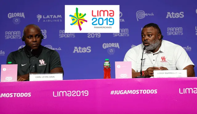 Carl Lewis y Leroy Burrell quedaron maravillados con las instalaciones de los Juegos Panamericanos Lima 2019. | Foto: EFE