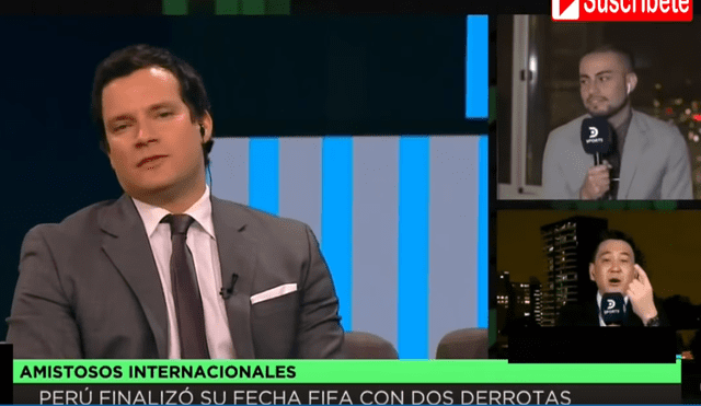 Periodista peruano discutió con panelistas de DirecTV por derrotas de la 'Bicolor' en fecha FIFA