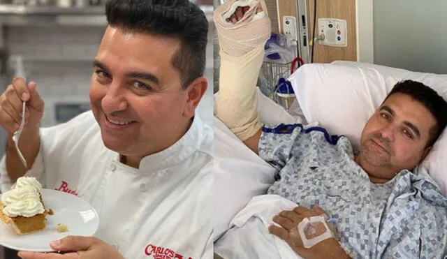 El accidente que sufrió, Buddy Valastro, comprometió su brazo derecho. Fotos: Instagram