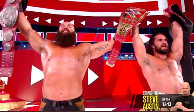 Seth Rollins y Braun Strowman son los nuevos campeones en parejas.