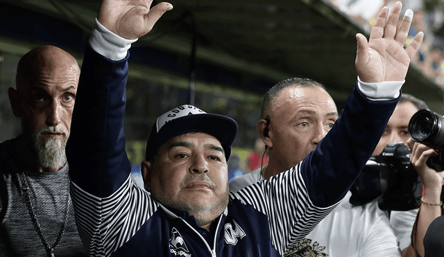 Maradona apoya la suspensión del fútbol argentino por el coronavirus. Foto: AFP