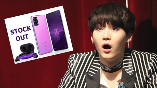 El celular con diseño inspirado en BTS superaba los 4.000 soles. Foto: composición Naver
