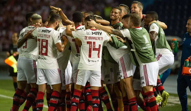 Flamengo se impuso a Junior por 2-1 en la primera fecha del grupo A de la Copa Libertadores. Foto: Flamengo.