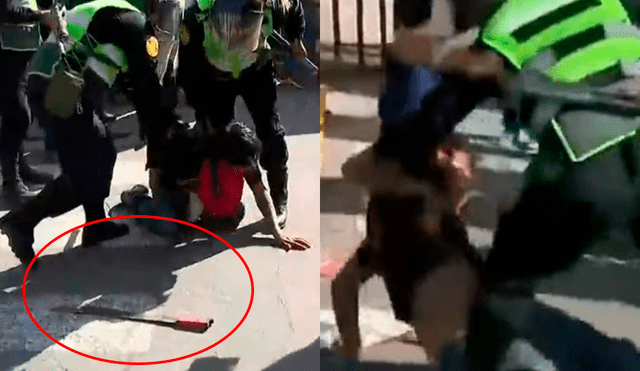 Hincha que pretendía ingresar al Universitario - Melgar fue detenido al portar un machete [VIDEO]