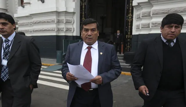 Pedirán girar orden de captura contra congresista Benicio Ríos 