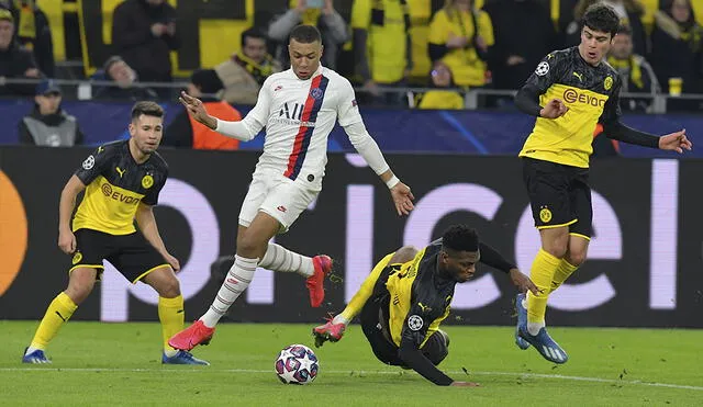 El último partido del PSG fue la derrota 2-1 ante Borussia Dortmund por Champions League. Foto: AFP.