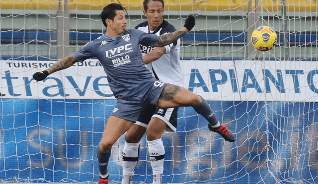 Benevento de Lapadula empató 0-0 ante Parma por la Serie A. Foto: ELISABETTA BARACCHI/EFE.