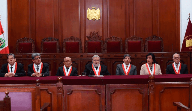Este jueves 17 de octubre se realizó el Pleno del Tribunal Constitucional. Foto: Melissa Merino/La República