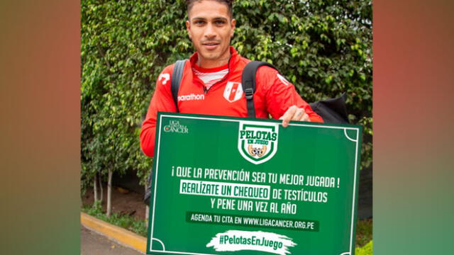 Selección peruana promueve campaña de prevención contra el cáncer de testículos y pene