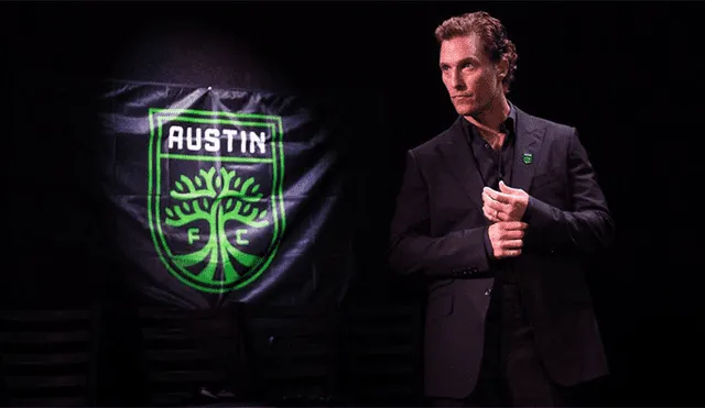 Matthew McConaughey encabeza directiva de Austin FC.