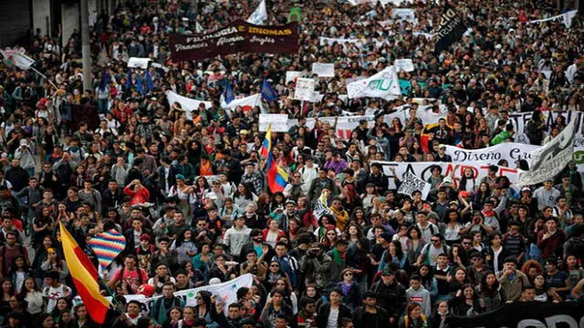Miles de colombianos participarán del paro nacional convocado para el próximo 21 de noviembre. 
Fuente: iris.net