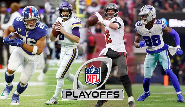 Los playoffs de la NFL definirán a los equipos que disputarán el Super Bowl LVII. Foto: composición LR / NFL / AFP