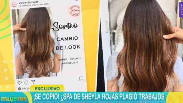 Sheyla Rojas en escándalo por plagio de trabajos en salón de belleza