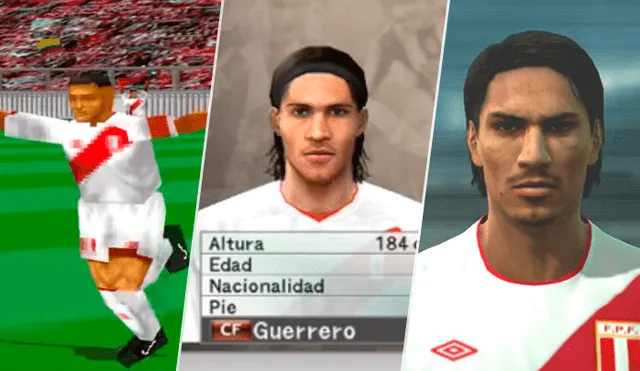 Selección peruana: La evolución física de los futbolistas de Perú en PES