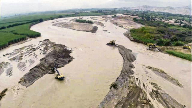La Libertad: aumento de caudal del río Moche impide reparar tubería