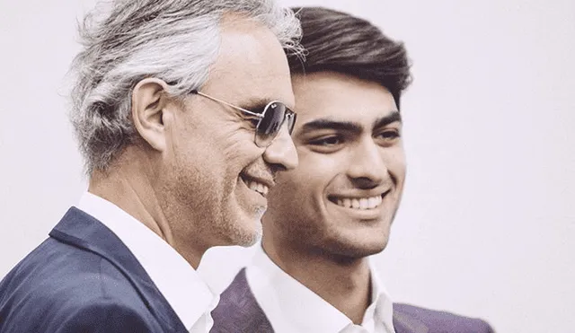 Andrea Bocelli canta tema con su hijo y voz del joven roba corazones de fans