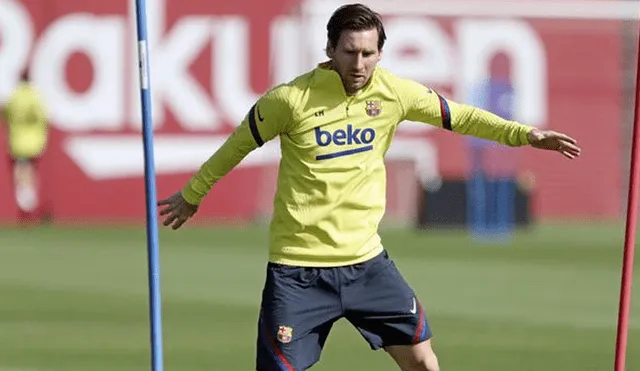 Lionel Messi estaría presente en los entrenamientos de Barcelona. | Foto: EFE