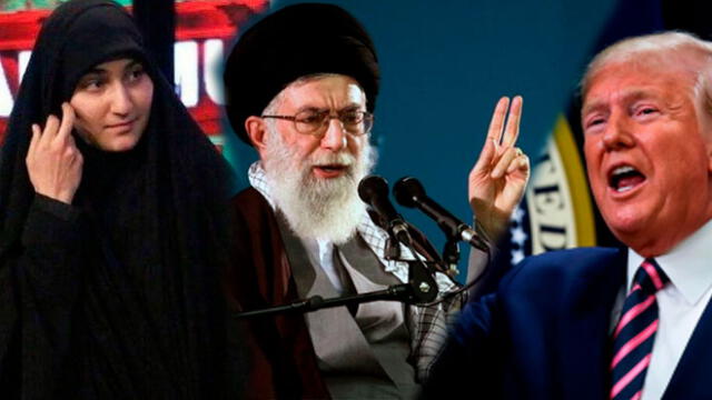La hija del desaparecido líder Qasem Soleimani pidió a Irán ''vengar la sangre derramada'' causada por Estados Unidos. Foto: Composición