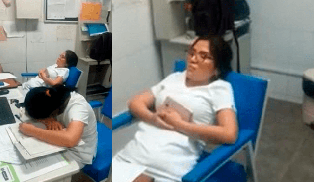 Internas son captadas durmiendo en hospital de Piura [VIDEO]