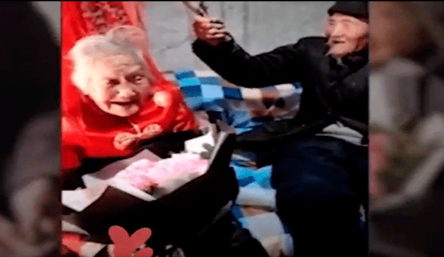 Facebook: esposo sorprende a su amada con detalle para celebrar sus casi 90 años de matrimonio [VIDEO]